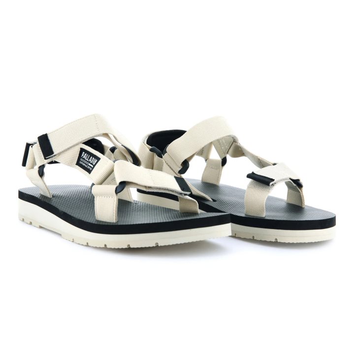 Palladium Outdoorsy Urbanity Men's Sandals Beige | UK P317-SJH